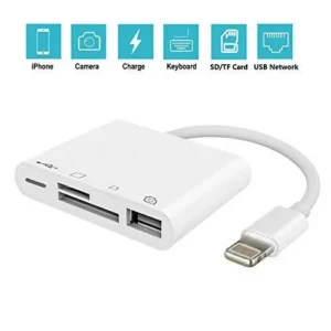 Kit Camera Connection 5-en-1 Lightning vers USB et SD