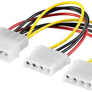 Câble splitter Molex 1 mâle vers 2 femelles Connectland