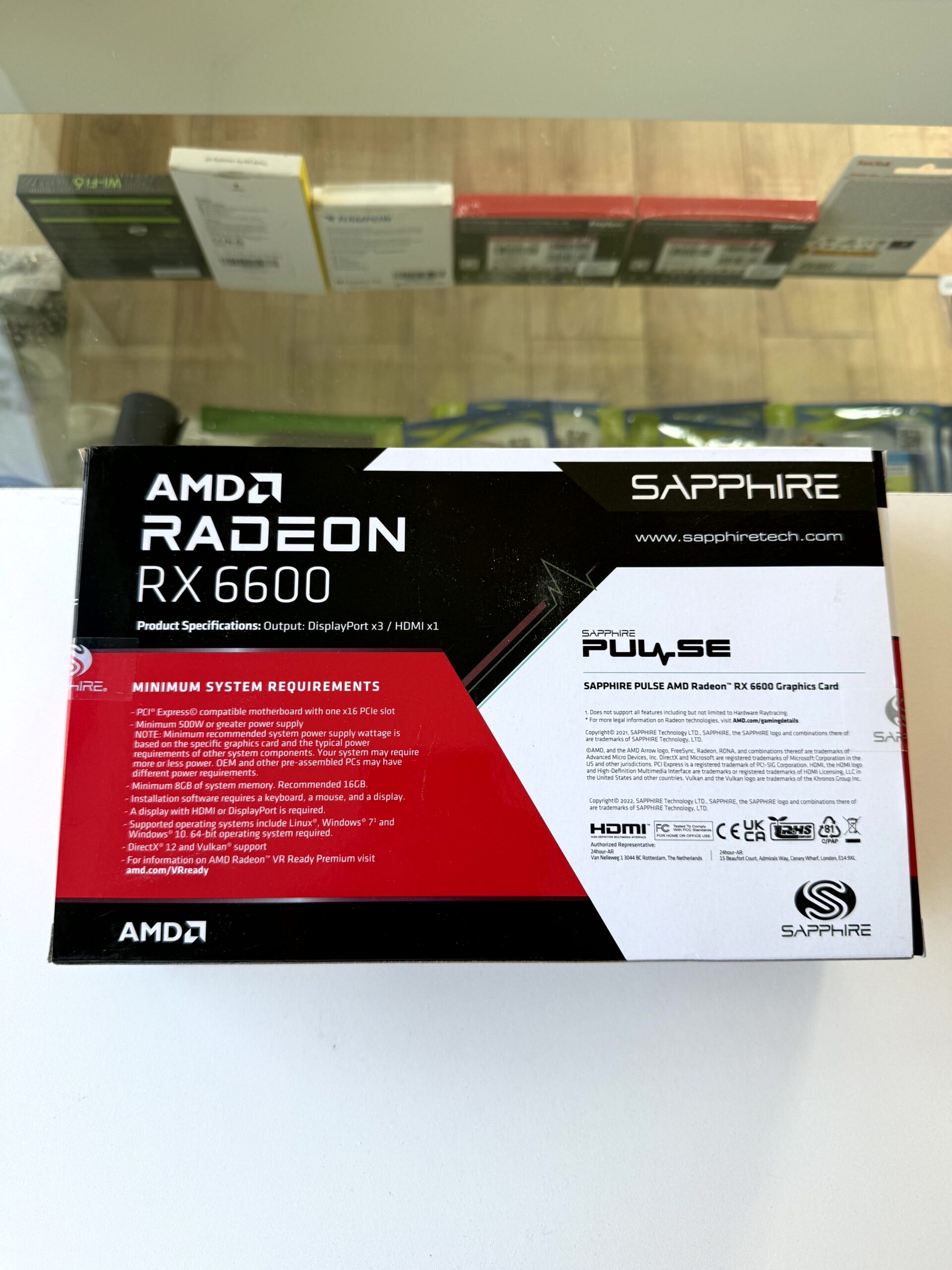Carte graphique Sapphire PULSE AMD Radeon RX 6600 8Go