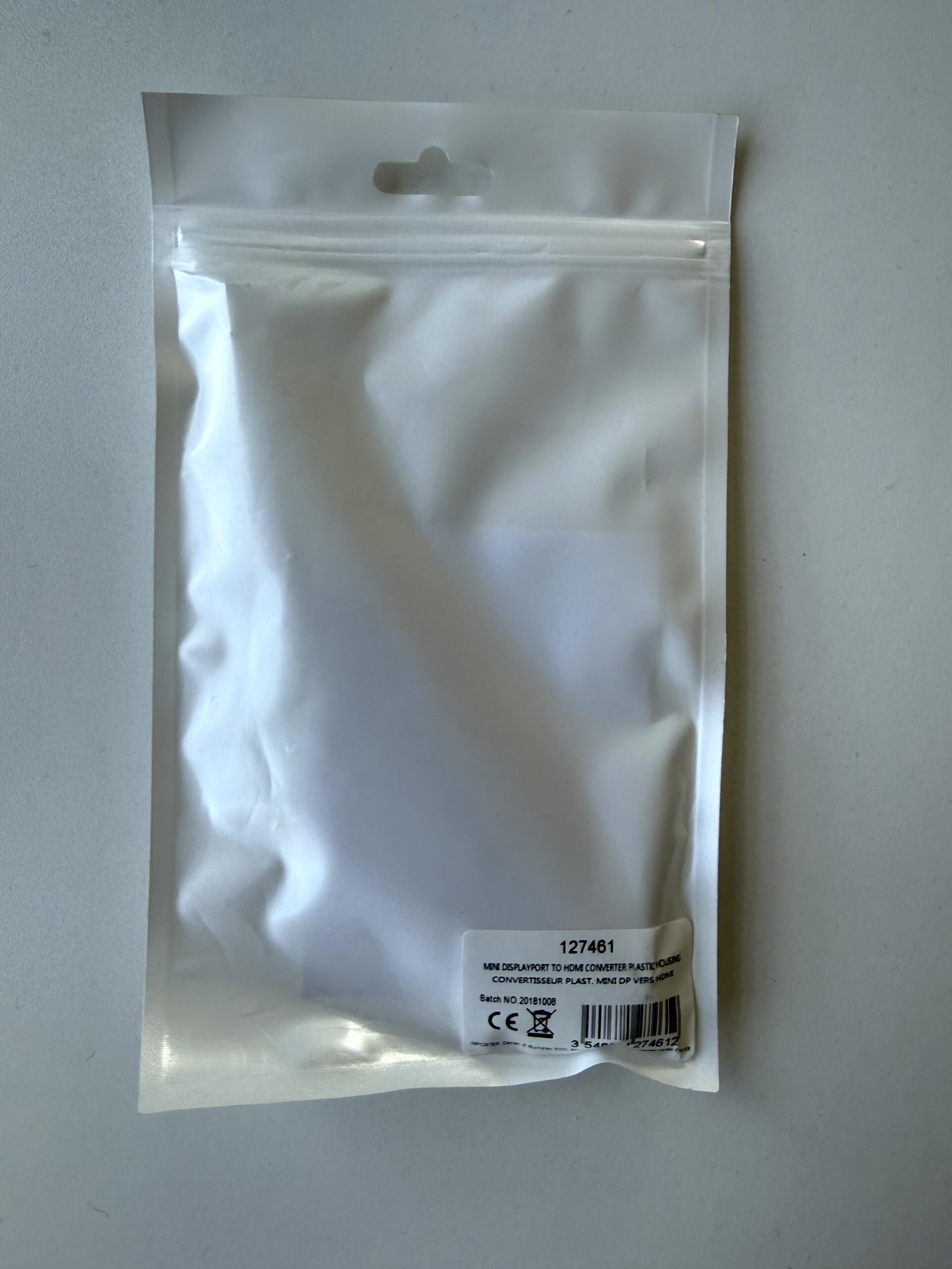 Adaptateur Mini DisplayPort vers HDMI blanc – Image 2