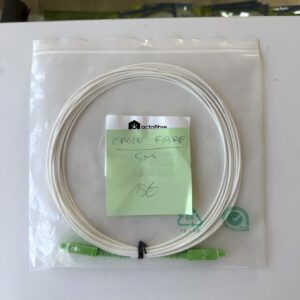 Câble fibre optique SC/APC monomode 5m Octofibre