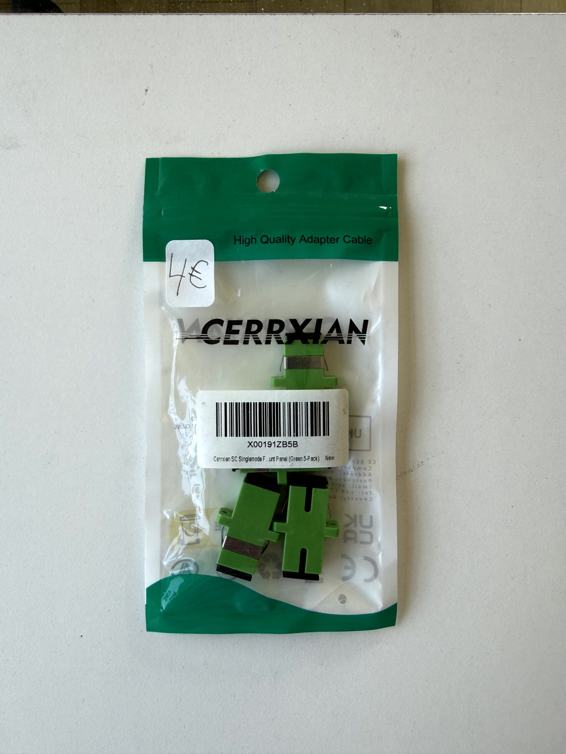 Lot 5 adaptateurs fibre SC Singlemode Cerrxian