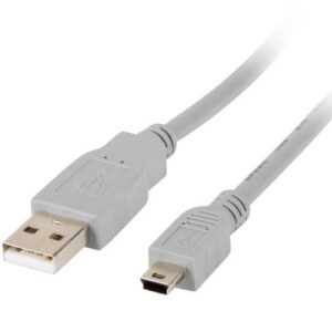 Câble USB Type-A vers Mini-USB gris RoHS